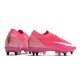 Nike Mercurial Vapor XIII Elite SG AC x Mbappé Różowy Biały Czarny