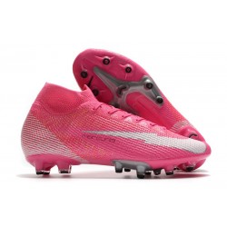 Nike Mercurial Superfly VII Elite AG-PRO x Mbappé Różowy Biały Czarny