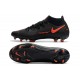 Nike Phantom GT Elite Dynamic Fit FG - Czarny Czerwony Ciemny Szary