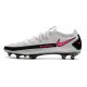 Buty Piłkarskie Nike Phantom GT Elite FG Biały Różowy Czarny