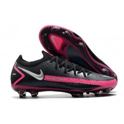 Buty Piłkarskie Nike Phantom GT Elite FG Czarny Srebrny Różowy