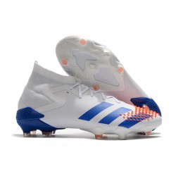 Buty piłkarskie adidas Predator Mutator 20.1 FG Biały Biały Pomarańczowy