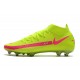Buty piłkarskie Nike Phantom GT Elite Dynamic Fit FG - Zielony Różowy