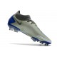 Buty piłkarskie Nike Phantom GT Elite Dynamic Fit FG - Srebro Niebieski
