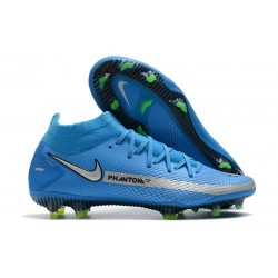 Nike Buty Phantom GT Elite DF FG Niebieski Srebro