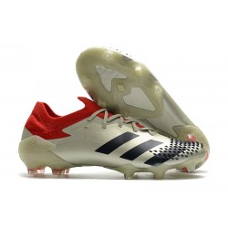 adidas Nowy Predator Mutator 20.1 FG Biały Czarny Czerwony