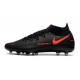 Nike Phantom GT Elite Dynamic Fit AG-PRO Czarny Czerwony Ciemny Szary