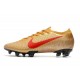 Nike Buty Mercurial Vapor XIII 360 Elite FG Złoto Czerwony