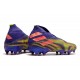 Buty piłkarskie adidas Nemeziz 19+ Fg Fioletowy Zielony Różowy