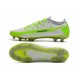 Nike 2021 Korki Pilkarskie Phantom GT Elite FG Biały Zielony