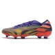 adidas Nemeziz 19.1 FG Buty - Fioletowy Różowy Zielony
