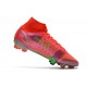 Buty Nike Mercurial Superfly 8 Elite FG Czerwony Srebro Zielony