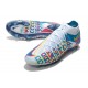 Nike Buty Phantom GT Elite DF 3D FG Biały Niebieski Różowy Zawistny