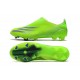 Buty Piłkarskie adidas X Ghosted + FG Zielony Fioletowy