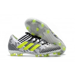 BUTY adidas NEMEZIZ MESSI 17.1 FG - Biały Czarny Zawistny