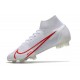 Buty Piłkarskie Nike Mercurial Superfly 8 Elite FG Biały Czerwony