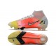 Buty Piłkarskie Nike Mercurial Superfly 8 Elite FG Biały Czerwony Srebro