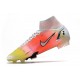 Buty Piłkarskie Nike Mercurial Superfly 8 Elite FG Biały Czerwony Srebro