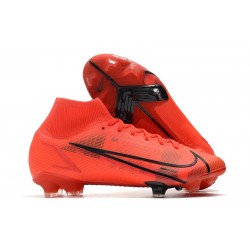 Buty Piłkarskie Nike Mercurial Superfly 8 Elite FG Czerwony Czarny