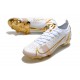 Buty piłkarskie Nike Mercurial Vapor 14 Elite FG Biały Złoto