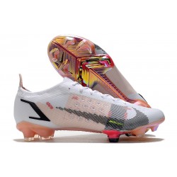 Buty piłkarskie Nike Mercurial Vapor 14 Elite FG Biały Czarny Czerwony