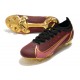 Buty piłkarskie Nike Mercurial Vapor 14 Elite FG Czerwony Złoty