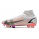 Nike Mercurial Superfly VIII Elite FG Biały Czerwony Czarny