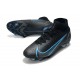 Nike Mercurial Superfly VIII Elite FG Czarny Niebieski