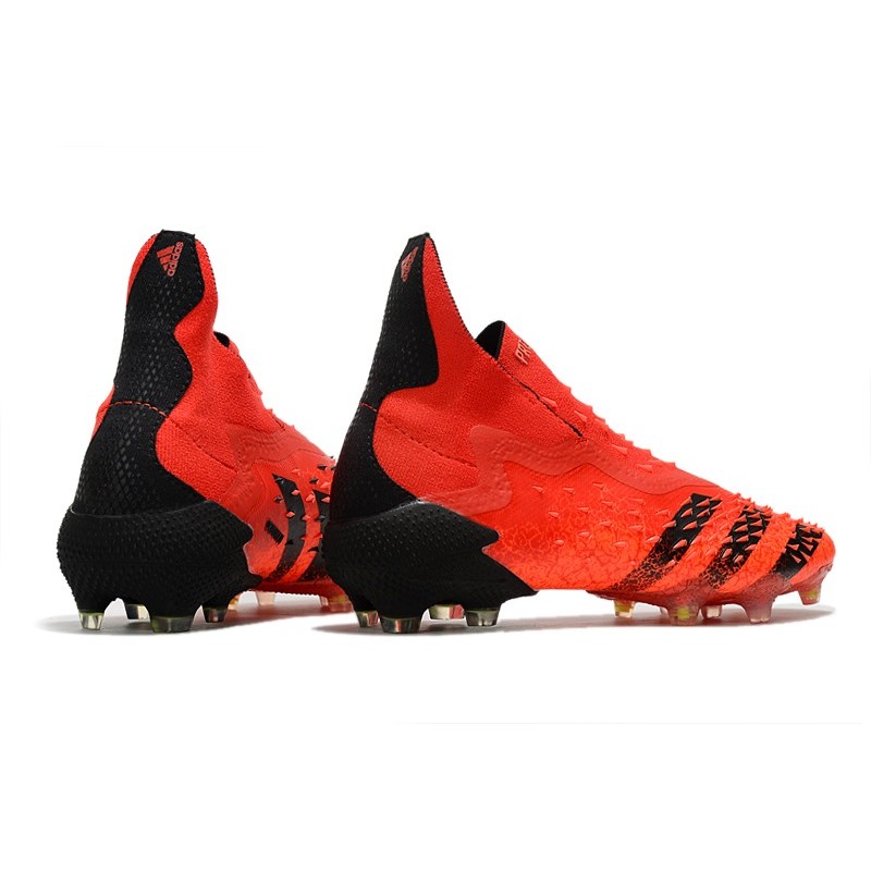 Buty Pi karskie adidas Predator Freak FG Czerwony Czarny