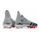 Buty Piłkarskie adidas Predator Freak+ FG Srebro Czarny Czerwony