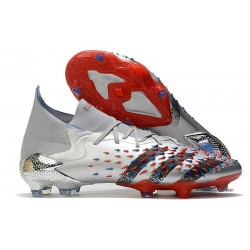 adidas Predator Freak.1 FG Srebro Czarny Niebieski