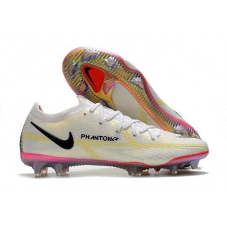 Nike Phantom GT2 Elite FG Biały Czarny Czerwony Różowy