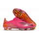 Buty Piłkarskie adidas X Ghosted + FG Różowy Czarny Pomarańczowy