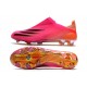 Buty Piłkarskie adidas X Ghosted + FG Różowy Czarny Pomarańczowy