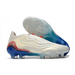 Buty piłkarskie adidas Copa Sense+ FG Biały Niebieski